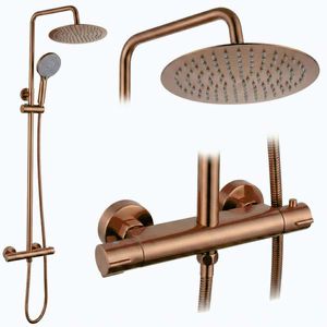 REA - Sprchová sada bez výtoku s termostatom Lungo Copper Brush REA-P6734 vyobraziť