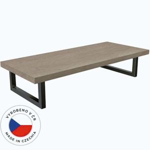 CERANO - Deska pod umyvadlo Adele + 2 konzole pod desku - dub Cannolo Cremona - konzole černá - 60, 2x1, 8x45, 3 CER-133745 vyobraziť