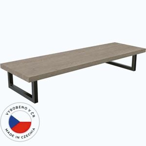 CERANO - Deska pod umyvadlo Adele + 2 konzole pod desku - dub Cannolo Cremona - konzole černá - 100, 2x1, 8x45, 3 CER-157226 vyobraziť