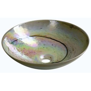 SAPHO - SAND MURANO sklenené umývadlo na dosku, priemer 41cm, sand YM1234 vyobraziť