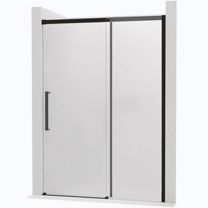 CERANO - Sprchové posuvné dvere Lantono - pravá - 8 mm - Soft-Close - čierna matná, mliečne sklo - 170x195 CER-663172 vyobraziť