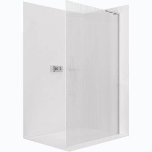 CERANO - Sprchová zástena Walk-in Onyx L-pravá vzpera - 8 mm - chróm, ryhované sklo - 90x200 CER-8050BD1067 vyobraziť