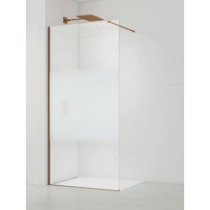 Sprchová zástena SAT Walk-in 110 cm brúsený rose gold SATBWI110MPPRRG SATBWI110MPPRRG vyobraziť