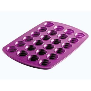 COOX Silikónová forma na muffiny 24 ks, cca Ø 3, 5 cm. (fialová) vyobraziť