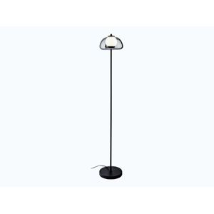 LIVARNO HOME LED stojacia lampa, tienidlo z kvalitného skla. (sivé sklo) vyobraziť