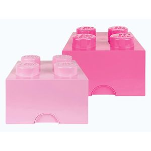 LEGO Úložný box, 2 kusy (light purple/bright purple) vyobraziť