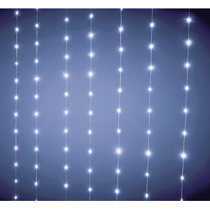 LIVARNO® Svetelný LED záves, 3 x 3 m, 300 mikro LED (studená biela) vyobraziť