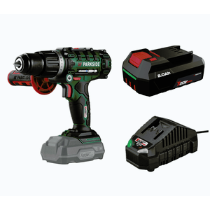 PARKSIDE® Aku príklepový vŕtací skrutkovač 20 V PSBSA 20-Li E4 + Akumulátor 20 V/2 Ah + Nabíjačka na akumulátor 20 V/2, 4 A vyobraziť