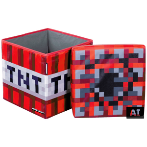 MINECRAFT Taburetka s úložným priestorom vyobraziť