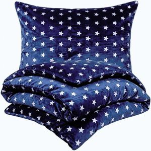 4Home obliečky mikroflanel Stars modrá, 140 x 220 cm, 70 x 90 cm vyobraziť