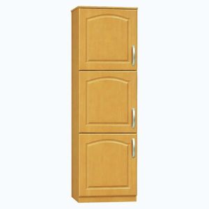 KONDELA Lora MDF New S40/210/57 L potravinová skriňa jelša vyobraziť