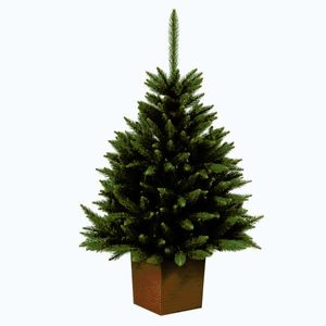 KONDELA Elaris 180 vianočný stromček 180 cm zelená / hnedá vyobraziť