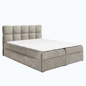 KONDELA Negry 180 boxspringová manželská posteľ sivobéžová (taupe) vyobraziť