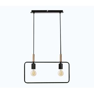 Luster na lanku FRAME 2xE27/60W/230V čierna 32-73518 vyobraziť