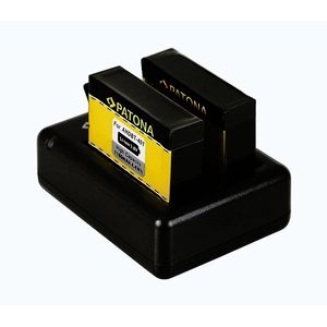 PATONA - Nabíjačka Dual GoPro Hero 4 USB + 2x batéria Aku 1160mAh PT1983B vyobraziť