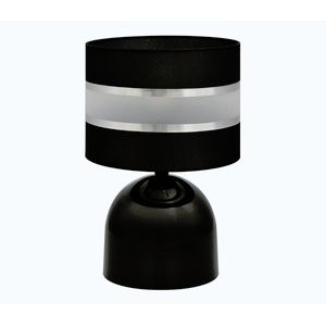 Stolná lampa HELEN 1xE27/15W/230V čierna/strieborná B-E 0801/1 BK+SL+MAT vyobraziť