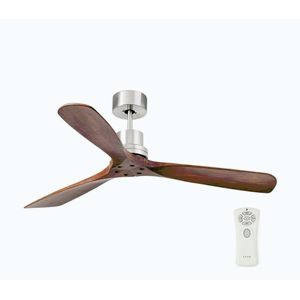FARO Barcelona FARO 33370DC - Stropný látor LANTAU hnedá/matný chróm pr. 132 cm + DO 33370DC vyobraziť
