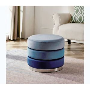 Eglo 424133 - Taburet MASHIKE 42, 5x50 cm modrá/chróm 424133 vyobraziť