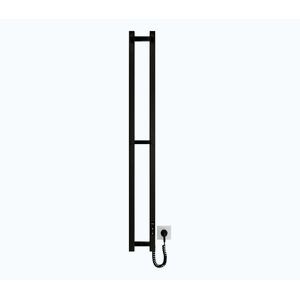 Mario-Radiators Kúpeľňový radiátor HF SLIM 80W/230V 117x14 cm čierny hranatý IP44 3.164.045618.BM vyobraziť