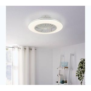 Eglo 35142 - LED stmievateľný stropný látor LOVISCA 3×LED/12, 6 W/230 V, priemer 55 cm, biela + diaľkové ovládanie 35142 vyobraziť