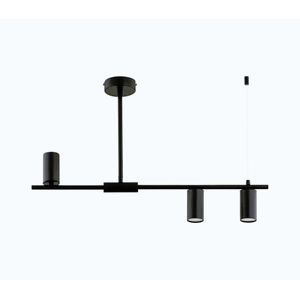 Luster na tyči URANOS 3xGU10/10W/230V čierny 62535 vyobraziť
