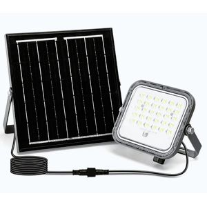 B.V. - stmievateľný solárny LED reflektor LED/50W/3, 4V IP66 + diaľkový ovládač B1020133I vyobraziť