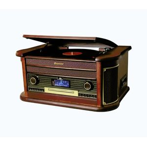 Roadstar HIF-1996D+BT-Hi-Fi systém s gramofónom, rádiom, CD a kazetou 40W/230V + diaľkové ovládanie HIF-1996D+BT vyobraziť