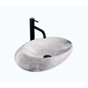 REA-U6651 - Umývadlo na dosku ROXY 31x49 cm keramika/sivá/imitácia kameňa REA-U6651 vyobraziť