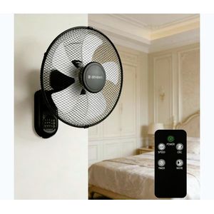 ZE - Nástenný látor FANNY 45W/230V pr. 41 cm čierny + diaľkové ovládanie B30101AEGF vyobraziť
