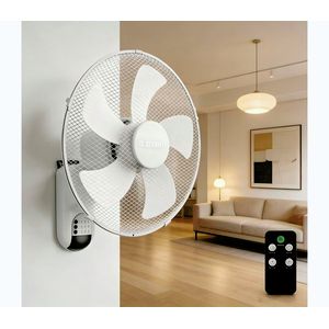 ZE - Nástenný látor FANNY 45 W/230 V pr. 41 cm biely + diaľkové ovládanie B301013KY vyobraziť