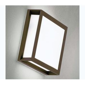 Orion - Vonkajšie svietidlo HENRY 2xE27/15W/230V 26x26 cm IP44 hnedé AL 11-1195 corten vyobraziť