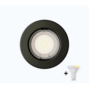 Philips - LED RGBW Stmievateľné podhľadové svietidlo PERIDOT 1xGU10/6, 5W/230V čierna P7276+AI2363 vyobraziť