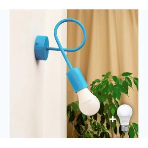 LED nástenné svietidlo OXFORD 1xE27/15W/230V modré K-2016/1 TRQ vyobraziť