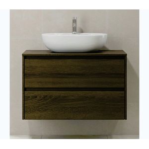 BATH DELUXE Kúpeľňová skriňka TRONDHEIM pre umývadlo 90x57x46 cm orech 03-090-67-84-00 vyobraziť
