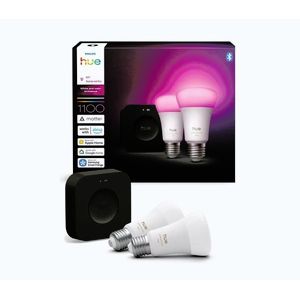 Štartovacia sada Philips Hue WACA 2xE27/8, 1W 1000-20000K + Hue bridge 8721103107619 vyobraziť