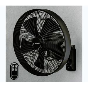 ZE - Nástenný látor FREEZE 50W/230V pr. 45 cm čierna + diaľkové ovládanie 98716 vyobraziť