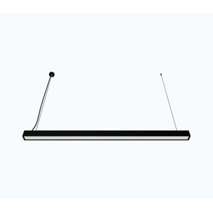 SmartLED LED luster na lane/prisadený LED/44W/230V 6000K 120 cm čierny 5151 vyobraziť