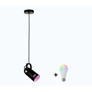 Paulmann 79766 - LED RGBW 1xE27/12W Luster na lankách LAVEA 230V čierny W4785+AI0819 vyobraziť