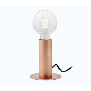 Redo 01-2131 - Dotyková stolná lampa RIVET 1xE27/42W/230V meď 01-2131 vyobraziť