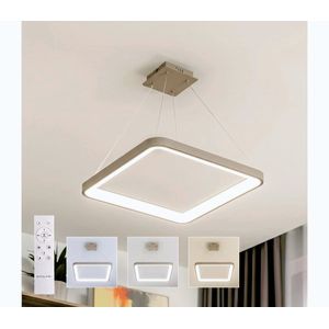 BRILAGI - LED Stm luster na lanku FALCON SLIM LED/50W/230V 50x50 cm béžová + DO BRDX1331-500/BG vyobraziť