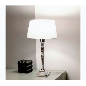 BRILAGI - Stolná lampa CERIA 1xE27/60W/230V pr. 25 cm strieborná/biela 1xEG49191+1xEG781032 vyobraziť