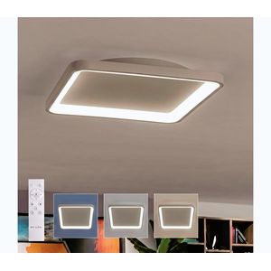 BRILAGI - LED stmievateľné stropné svietidlo FALCON SLIM LED/50W/230V 50x50 cm béžové + diaľkový ovládač BRX1331-500/BG vyobraziť