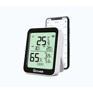 Govee - Teplomer a vlhkomer s displejom 2xAAA H5075001 vyobraziť