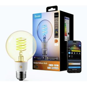 Govee - LED RGBWW Stmievateľná žiarovka Smart MATTER G80 E27/5W/230V 2700-6500K Wi-Fi R14C1CC1 vyobraziť