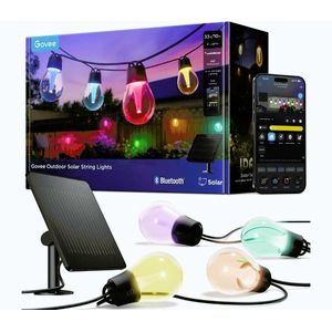 Govee - LED RGBICW Solárny reťazec 8xLED/6W/5V Wi-Fi Matter IP67 H3001311 vyobraziť