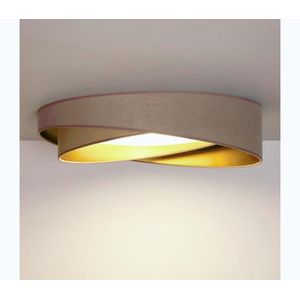 BRILAGI - LED stmievateľné svietidlo VELVET TWIST LED/36W/230V CCT priemer 65 cm WT béžová/zlatá + diaľkový ovládač 8590828043720 vyobraziť