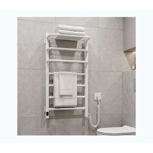 Vertaduro - Kúpeľňový elektrický radiátor s termostatom DOR 155W/230V 80x48 cm IP44 biely pravý 12-153053-4880-V vyobraziť