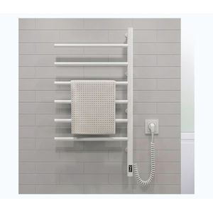 Vertaduro - Elektrický otočný sušiak na uteráky s termostatom ARA 105W/230V 80x49 cm IP44 biely 12-123033-4880-V vyobraziť
