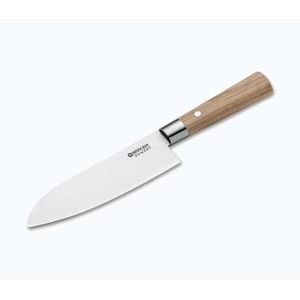 Böker - Damaškový kuchynský nôž santoku DAMAST OLIVE 17, 2 cm olivové drevo 130437DAM vyobraziť