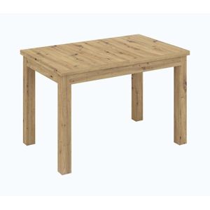 Rozkladací jedálenský stôl DOO 120/160x75 cm dub artisan 5904804586560 vyobraziť